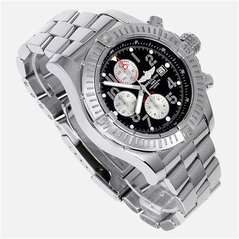 breitling super avenger chronograph automatic watch model a13370|Breitling super avenger a13370 diamond.